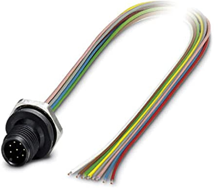 PHOENIX CONTACT SACC-E-M12MS-8CON-M16/0.5 P Sensor/Aktor Einbausteckverbinder, 8 Polig, 8 x 0.25mm² Anschlussquerschnitt