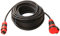 as - Schwabe SchukoUltra II Gummi Verlängerungsleitung H07RN-F 3G1,5, 10 m, extrem robust, für Gewerbe/Baustelle/Außenbereich, schwarz, 62250