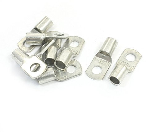 sourcing map 9pcs SC35-8 Model Non-insulated Cable Terminal Lug Ring 8.4mm Stud