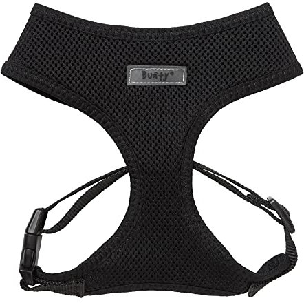 Bunty XL No Pull Dog Harness - Soft, Breathable, Durable, Adjustable Vest Harnesses, Lightweight, Anti Pull - Extra-Large, Black