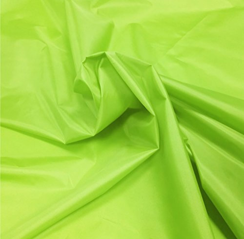 A-Express Impermeable Poliéster Tela 5oz Polainas Material al aire libre Cubrir Acampar Bandera - 2 Metro (200cm x 150cm) Verde lima