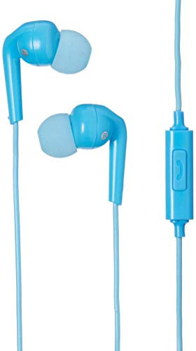 MEE audio - RX18P, Comfort-Fit, In-Ear, Headphones, with Enhanced Bass and Mic/ Remote - Blue