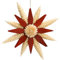 Rudolphs Schatzkiste Christbaumschmuck Holzstern mit Ringelbäumchen Kieferblätter Rot Ø 21cm NEU Weihnachtsbaum Weihnachtsstern Baumbehang Baumschmuck Weihnachtsschmuck Baum Dekoration Seiffen