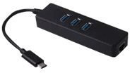 USB Type-C Gigabit Ethernet + Hub 3 Ports