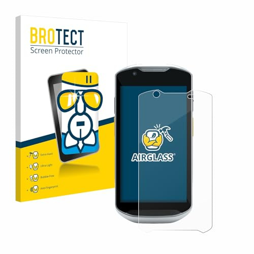 brotect Glass Film compatible with Zebra TC56 | Clear Screen Protection Made in Germany Glass-Film 9H Protection Scratch Resistant High Clarity