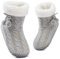 MaaMgic - Mujer Zapatillas Pantuflas Antideslizante de Invierno, como Casa Botas Extra Cálido,Gris 2,37/39EU
