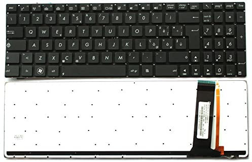 INFOELETTRONICA LO STORE DELLA CONVENIENZA E QUALITA' Tastiera Italiana Compatibile con ASUS Retroilluminata ASUS N56 N56V U500VZ N76 R500V R505