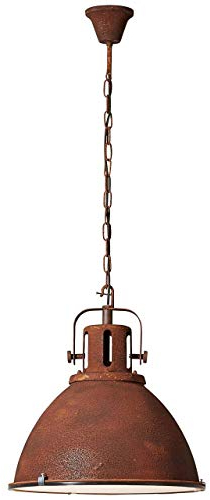 BRILLIANT Lampe Jesper Pendelleuchte 47cm Glas rostfarbend | 1x A60, E27, geeignet für Normallampen (nicht enthalten) | Kette ist kürzbar