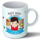 Planetacase - Taza cajera - Regalo Original - Cerámica 330 mL - Taza Desayuno Apta para Microondas y Lavavajillas - cajeros Tienda supermercado - Resistente a Lavados