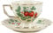 Keramik Kaffeetassen Mit Untertassen Set, Vintage Teetassen Espressotassen Cappuccinotassen Set Aus Porzellan, Europäischer Stil Teeservice Tassen Mit Unterteller Für Tee, Kaffee, Cappuccino