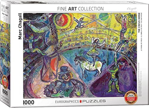 1000 Teile Puzzle Marc Chagall Das Zirkuspferd