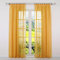 SCHOAL Gardinen mit Kräuselband Transparente Vorhänge Voile Fensterschal Modern Wohnzimmer Uni 1 Stück BxH 140x245cm Orange