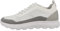 Geox Herren Spherica U Sneakers, White Light Grey, 43 EU Schmal