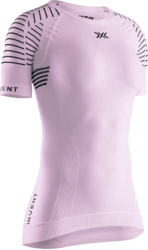 X-Bionic Invent 4.0 - Maglia Termica Donna Manica Corta a Compressione - Alte Prestazioni per Running, Sci, Ciclismo, Fitness, e Sport Invernali - Adatta a Climi Rigidi, Lilla XL