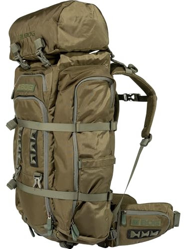 BOG Unisex – Erwachsene Backpack Inception Rucksack Frame M/L/Helix 6000 Bivy Bag Combo, Dunkles Olivgrün/Laub, Medium/Large