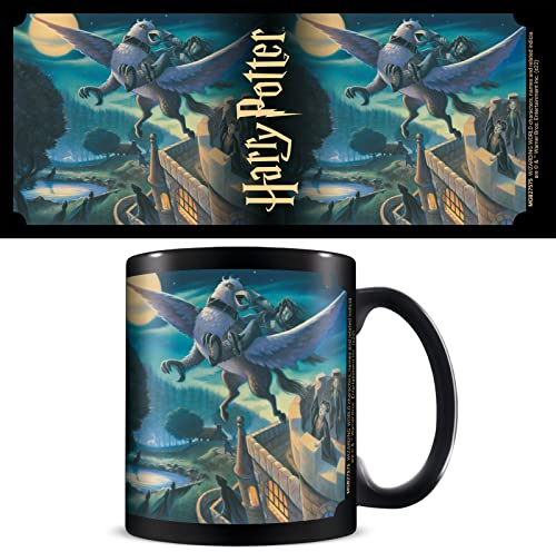 Pyramid International Keramik-Kaffeetasse (Sirius' Escape-Design), 325 ml, Harry-Potter-Geschenkbox, offizielles Harry-Potter-Merchandise-Produkt, Schwarz