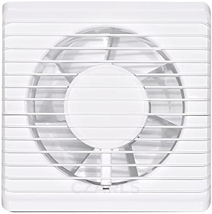 F.H. ANA Badlüfter Wandlüfter Ventilator Ø 80 mm - Netzstecker mit Ein/Ausschalter - Weiß (Durchmesser: Ø 80, Funktion: Netzstecker mit Ein/Ausschalter)