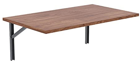 AKKE Wandklapptisch für Küche Zimmer Wohnzimmer Kinderzimmer 120 cm x 60 cm, Wandtisch klappbar, Klappbarer Wandtisch Küchentisch Kindertisch, Klapptisch Klappschreibtisch Küche Burgund