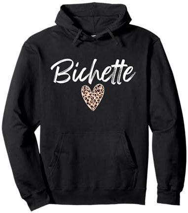 Bichette surnom cadeau fille femme couple Saint-Valentin Sweat à Capuche