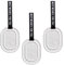 Lot de 3 diffuseurs d'arômes en pierre de bricolage parfumés solides pour plaque de placard de voyage Blanc