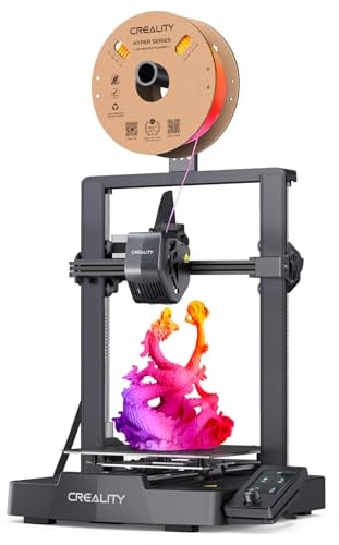 Creality Ender 3 V3 SE 3D Drucker, 250 mm/s Schnelle 3D Printer, mit CR Touch Auto-Nivellierung, Extruder-Direktantrieb, Auto-Filamentladen, Doppelter Y/Z Achsen Linearschienenführung, 220*220*250mm