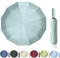 Maibar Parapluies pliants Compact Protection contre le vent Parapluie de voyage Automatique 24 côtes Protection UV Résistant à l'eau Parasols (A-Vert menthe)
