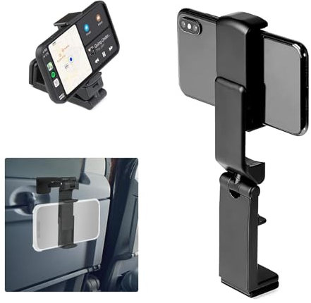 WrteEase Airplane in Flight Phone Holder - Portable 360° Rotating Travel phone holder for Plane,Desk& Bed - Universal Adjustable Foldable Clamp phone Stand, Ideal for Home Office & Travel Essentials
