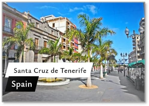 Kühlschrankmagnet Mein Street of Old Town Santa Cruz de Teneriffa, Spanien