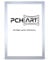 PCH[art] Bilderrahmen New Alaya | Farbe: Aluminium | Größe: 60x90 cm | zeitloser und schlichter Rahmen für Poster, Fotos und Portraits