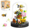 Fiotha Set di Blocchi da Costruzione per Bouquet, 548 Blocchi Costruzione Bouquet di Fiori Ape, Micro Blocchi Bouquet di Fiori, con Coperchio Protettivo, Decorazione della Casa per Adulti e Bambini