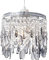 SHINY STAR Crystal Pendant Light Shade, Modern Chandelier Design Ceiling Pendant Light Shade with Clear/Smoke Grey Acrylic Crystal-903G