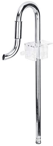 Tbest Iow Out Pipe Rium Iow Pipe Skimmer Plant Filter Plant,Stainl Steel Rium Out Oil Film Skimmer Filter (New 12MM Oil Film)