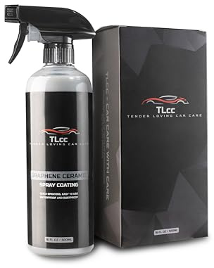 TLcc Graphene Ceramic Coating Spray 500ml - Creates a protective layer on all vehicle exterior surfaces that defends & protects against scratches, chips, and other damage repelling water & dirt.