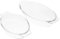 KICHOUSE 2 Piezas Plato De Vidrio Para Hornear Platos Para Hornear Para Horno Platos Para Servir Con Tapas Largo Servicio Cacerola Transparent Alto Borosilicato