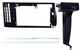 Marco Radio Panel De Fascia De Plástico para Radio De Coche, Marco De Tablero, Instalación De Reproductor Multimedia Android, Compatible con Volkswagen Golf 3 Fascia Marco(Only Frame)