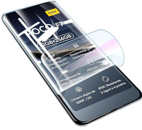 Snailcanfly 2pcs Hydrogel Film für Xiaomi Poco C85 4G 6.9 | Hochempfindliche flexible Gel-Film-Bildschirmschutz Explosionssicherheit HD TPU-Anzeige Fingerabdruck-freigeschaltet