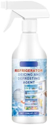 Rapid Fridge Freezer Defrosting Spray – Powerful Defroster Spray for Refrigerator, Effective Deep Freeze De-Icer 120ml, Quickly Removes Ice Buildup with Ease