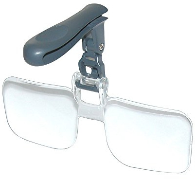 GREEN CLEAN Clip & FLIP Arbeitslupe klar