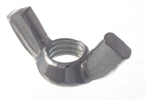 BUTTERFLY WING NUTS 10MM M10 BZP BRIGHT ZINC PLATED STEEL ( pack of 10 )