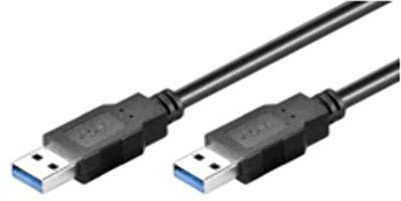 Microconnect USB3.0, M/M, 5 m – USB Kabel (M/M, 5 m, USB 3.0, A, USB A, 5000 Mbit/s, 5 m) schwarz