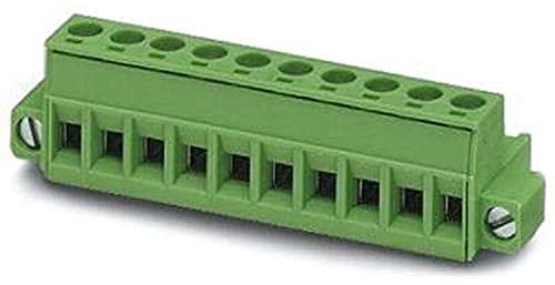 PHOENIX CONTACT MSTB 2,5/16-STF Leiterplattenstecker, 2.5mm² Nennquerschnitt, 16 Polzahl, MSTB 2.5/..-STF Artikelfamilie, 5mm Rastermaß, Grün, 50 Stück