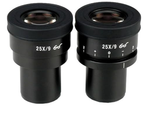 AmScope EP25X30F Pair of Focusable Extreme Widefield 25X Eyepieces (30mm)