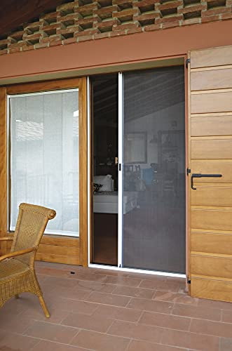 VERDELOOK Zanzariera per Porta a Rullo Orizzontale, 160x250 cm, Avorio