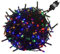VOLTRONIC LED Lichterkette, IP44, Modell- und Farbwahl, 100 LEDs, Grünes Kabel, bunt