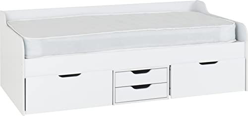 Seconique Dante 3' Single Day Bed in White