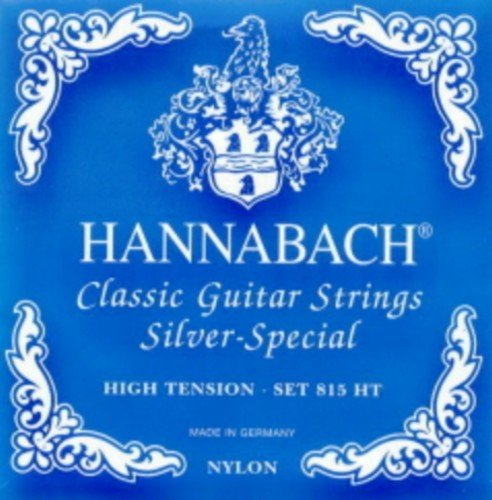 CUERDAS GUITARRA CLASICA - Hannabach (81510/ZH) Azul (Juego Completo) Para Guitarra de 10 Cuerdas