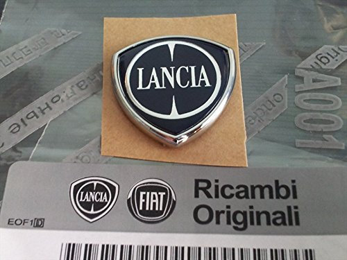 1 STEMMA LANCIA DELTA MONTANTE PORTIERA ORIGINALE logo fregio PICCOLO