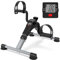 Under Desk Pedal Exerciser Mini Bike für Beine/Arme - Faltbarer Peddler mit LCD-Display für Zuhause/Büro