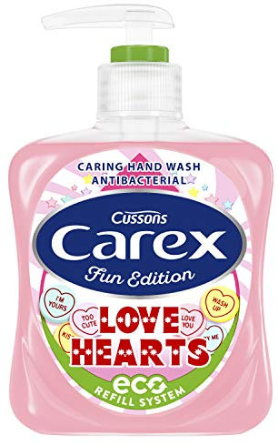 Carex Love Hearts Hand Wash, 6 x 250 ml