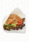 Snacktaschen für Hamburger 15 x 16cm, fettdicht, Pergament-Ersatz, Fischbrötchen, Dönertaschen, To Go-Snackbeutel, Sandwich Tasche, 2-seitig offen, weiß und unbedruckt Größe 500 Stück